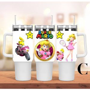 Christmas gift thanksgiving 40 oz tumbler Nintendo Princess Peach Daisy …